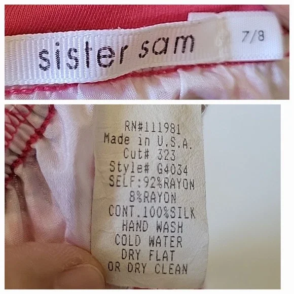 Sister Sam Hank Hem Skirt Cami Set 2 Piece Mixed Media Fairy Flowy Gypsy Party - Picture 16 of 16